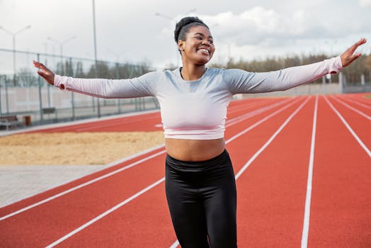 A Woman Doing Exercise